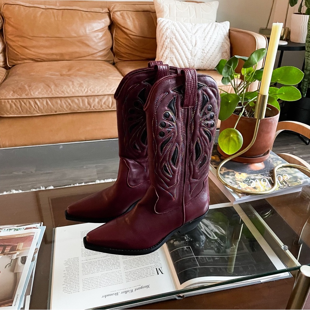 FREE PEOPLE • rancho mirage boots in brandy wine
